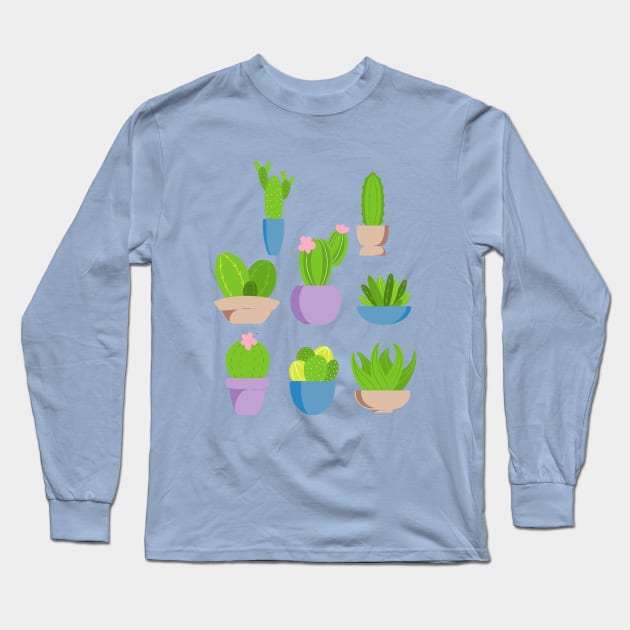 Plant dad Long Sleeve T-Shirt by Krismilla 